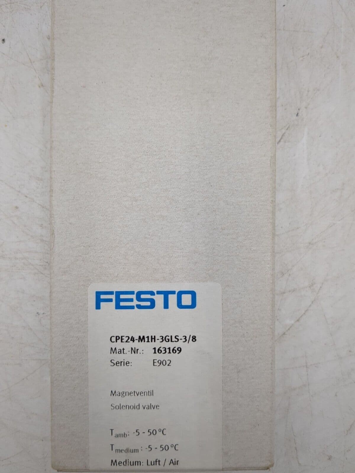 Festo CPE24-M1H-3GLS-3/8 PLC — image 1 of 8