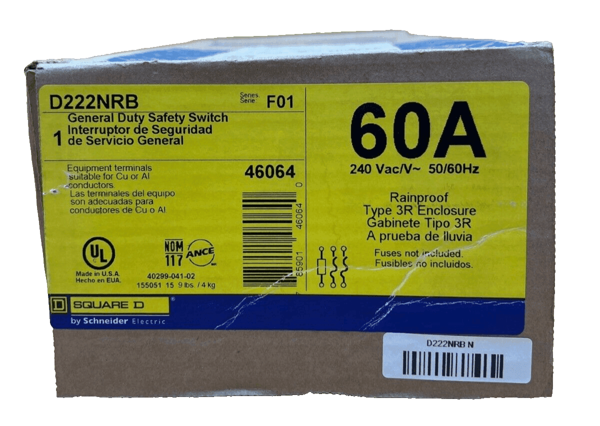 Square D D222NRB Disconnect — image 1 of 12