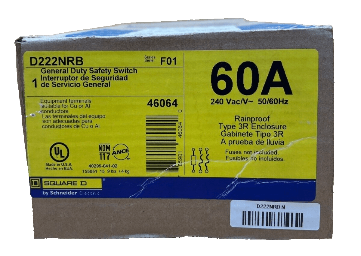 Square D D222NRB Disconnect — image 1 of 12