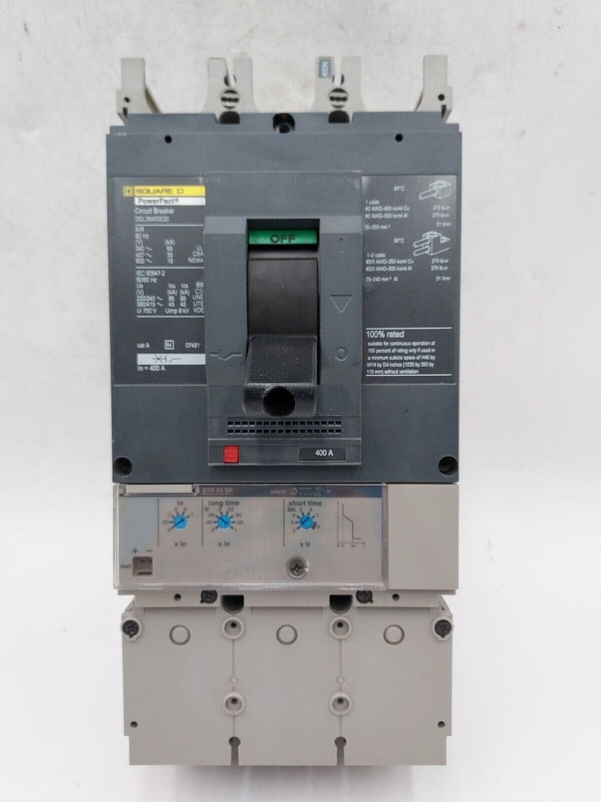 Square D DGL36400E20 Circuit Breaker — image 1 of 7
