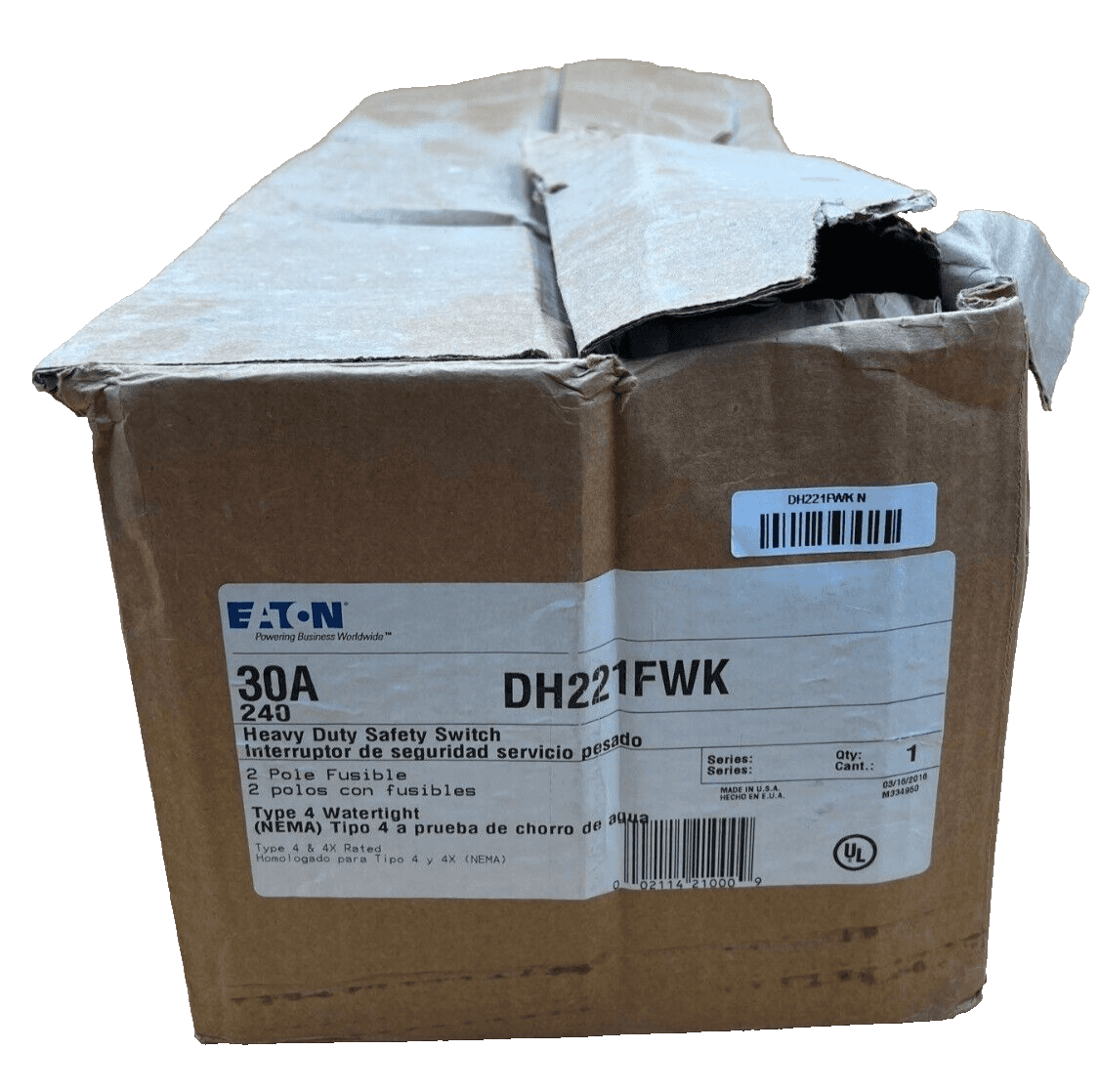 Eaton DH221FWK Disconnect — image 1 of 10