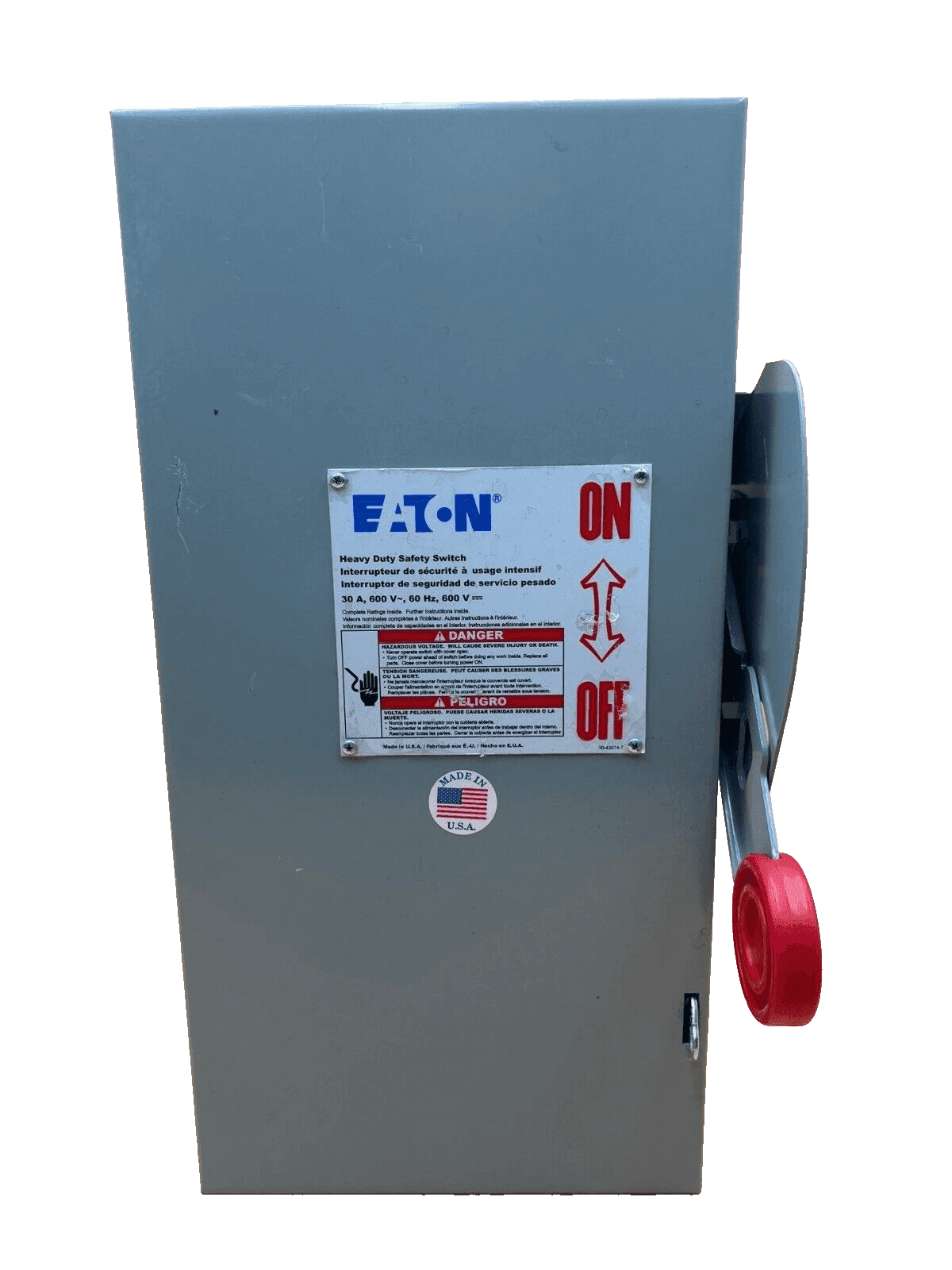 Eaton DH261FGK Disconnect — image 1 of 10