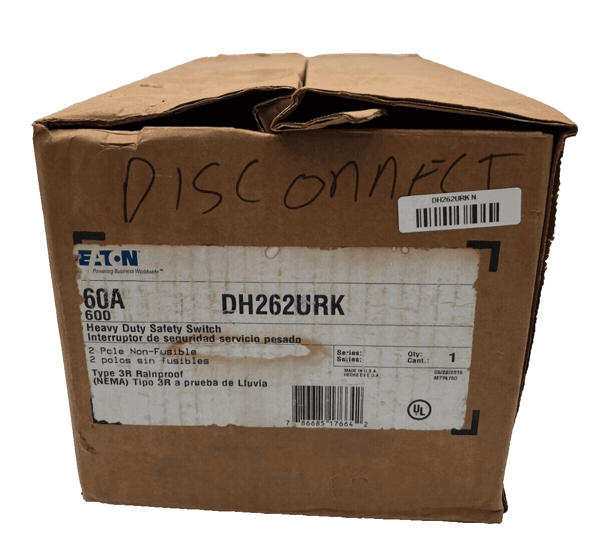 Eaton DH262URK Disconnect — image 1 of 11