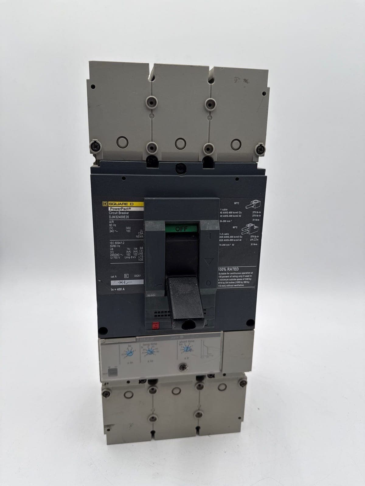 Square D DJM32400E20 Circuit Breaker — image 1 of 9