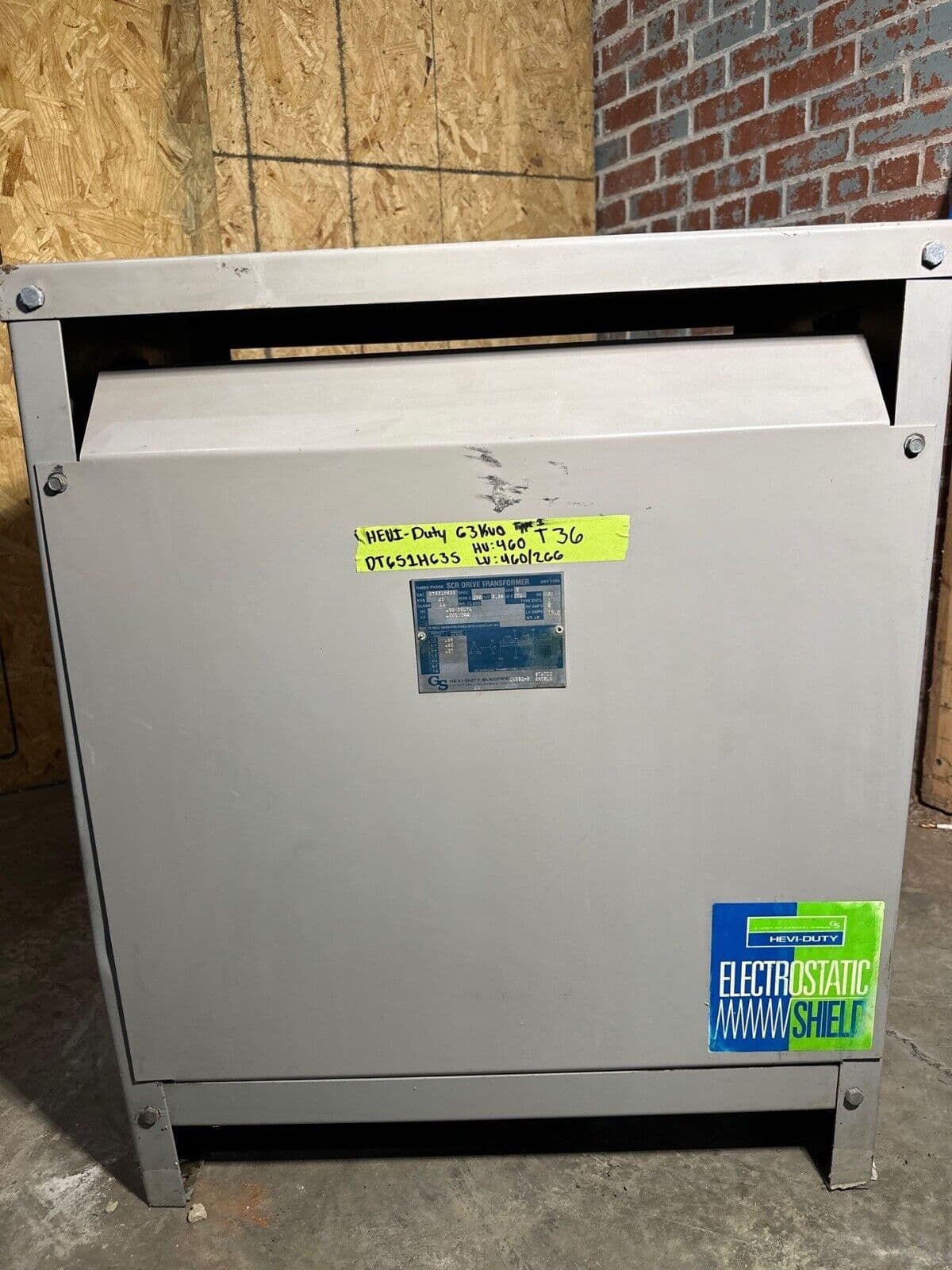 Sola/Hevi-Duty DT651H635 Dry Type Transformers — image 1 of 6