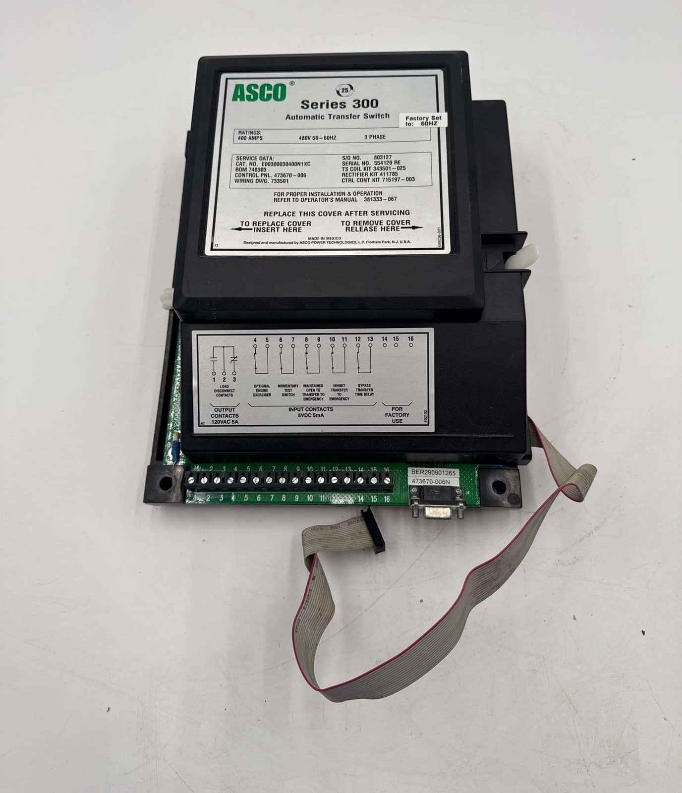 ASCO E00300030400N1XC Automatic Transfer Switch — image 1 of 5