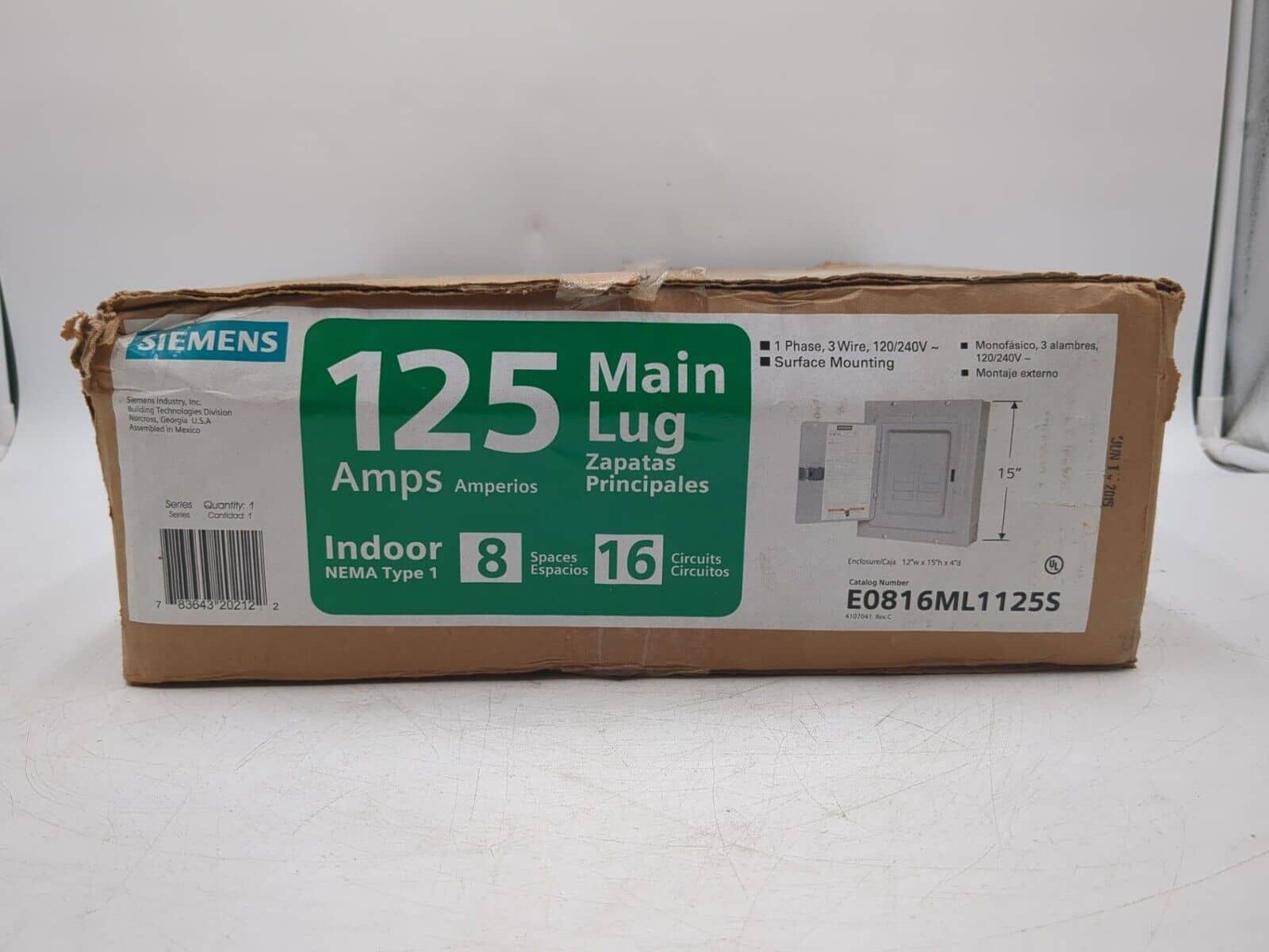 Siemens Q1200L125S Panel — image 1 of 12