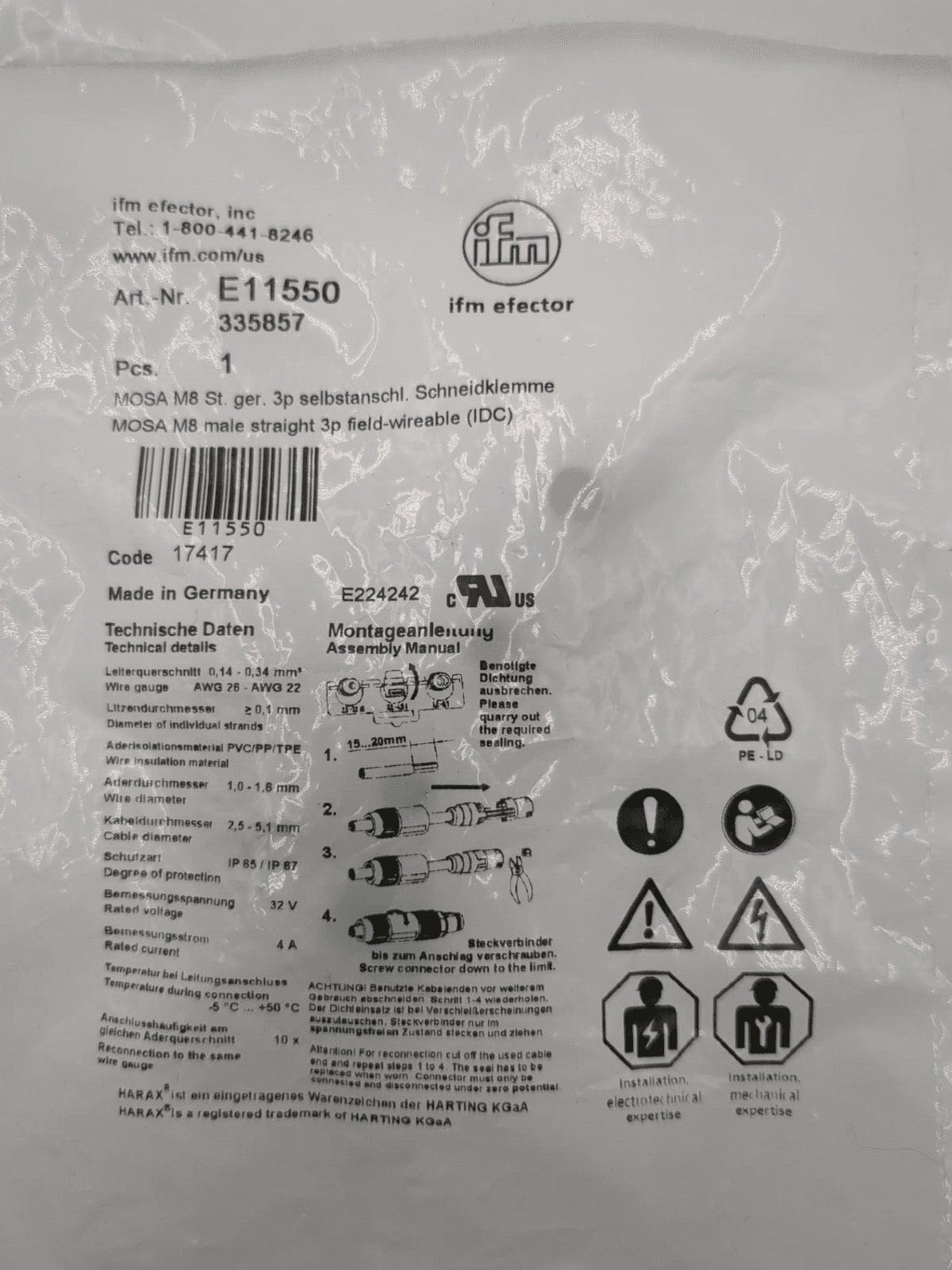 IFM E11550 Accessory — image 1 of 5