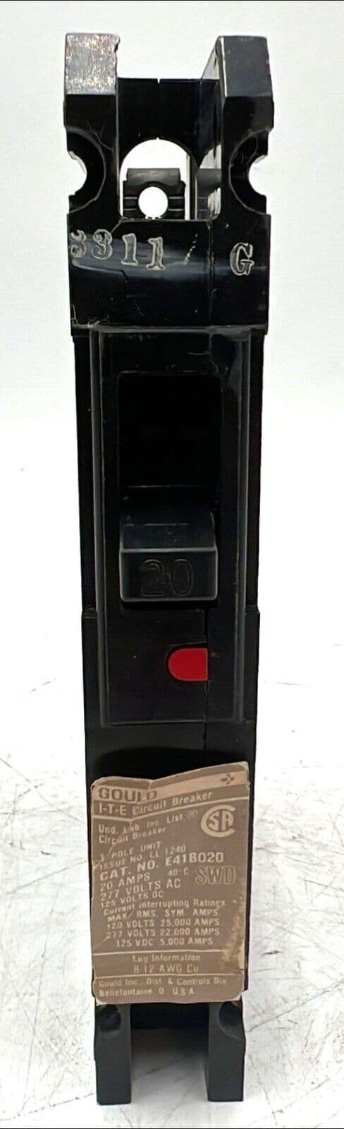 Siemens E41B020 Circuit Breaker — image 1 of 7