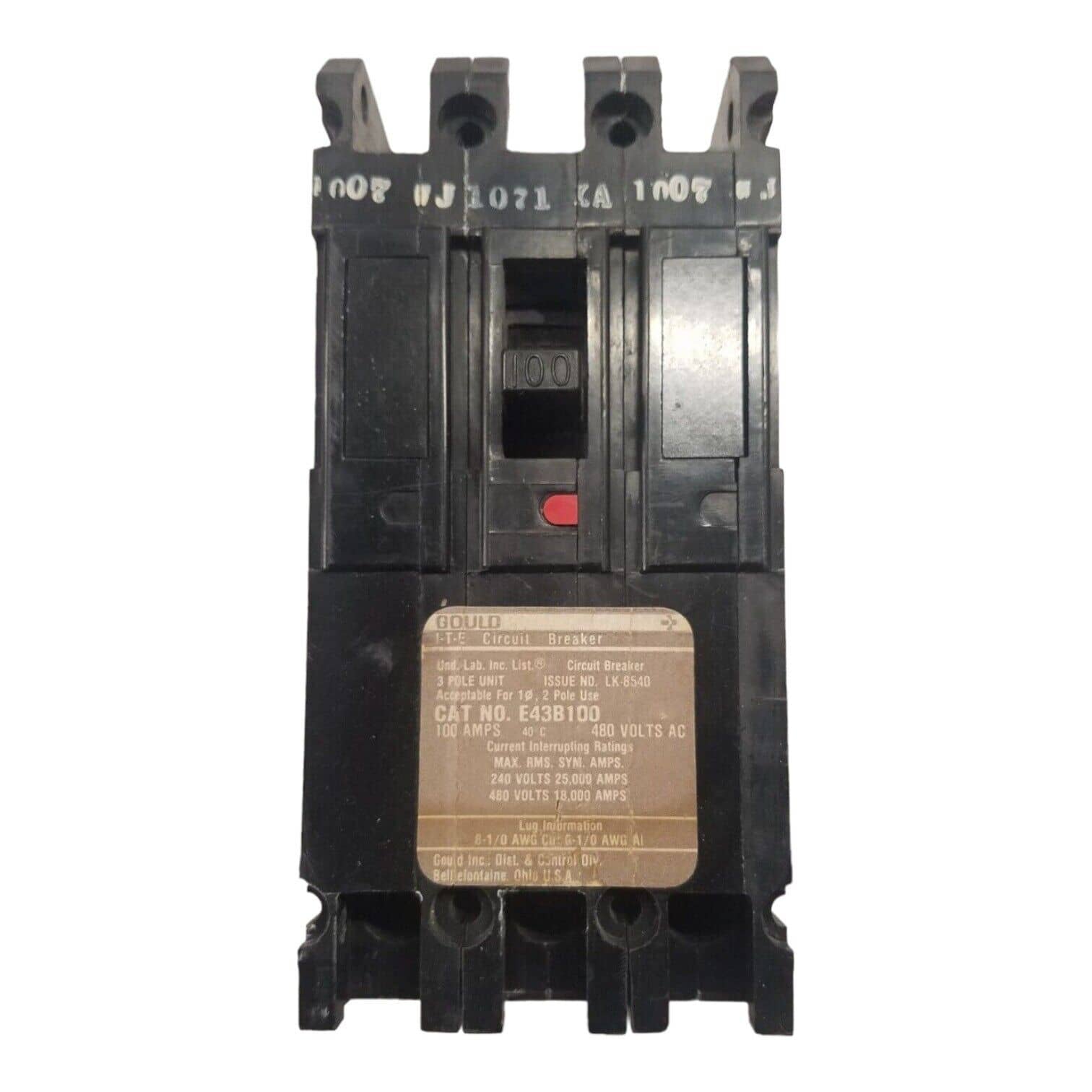 Siemens E43B100 Circuit Breaker — image 1 of 7