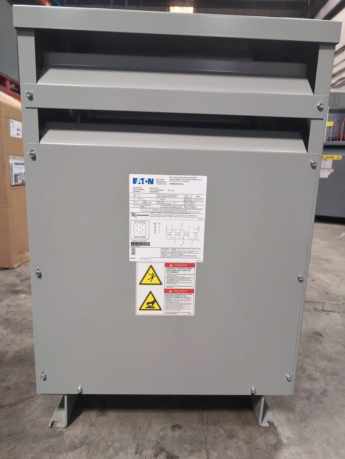 Eaton V48M28T3016 Dry Type Transformers — image 1 of 6