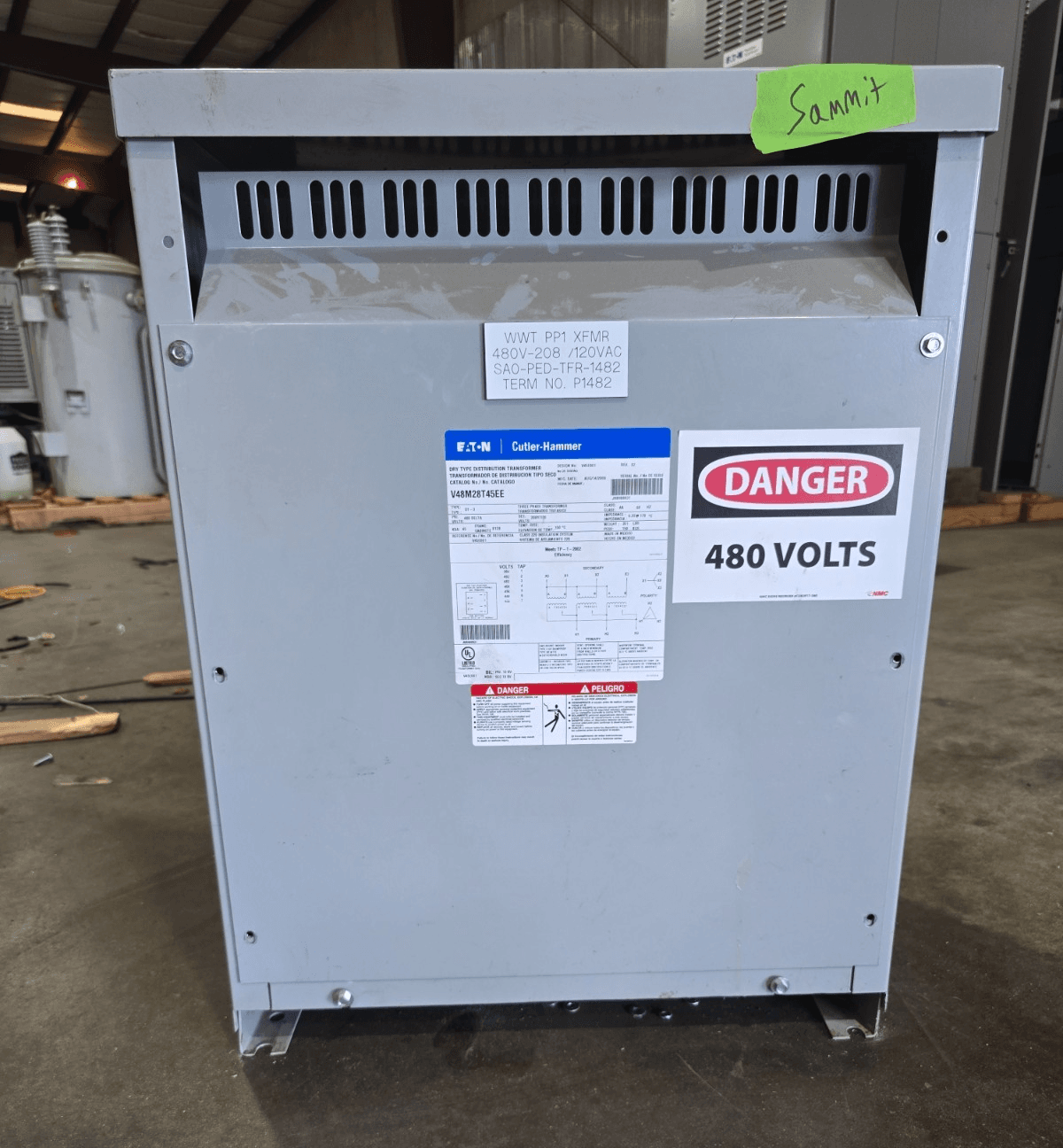 Eaton V48M28T45EE Dry Type Transformers — image 1 of 8