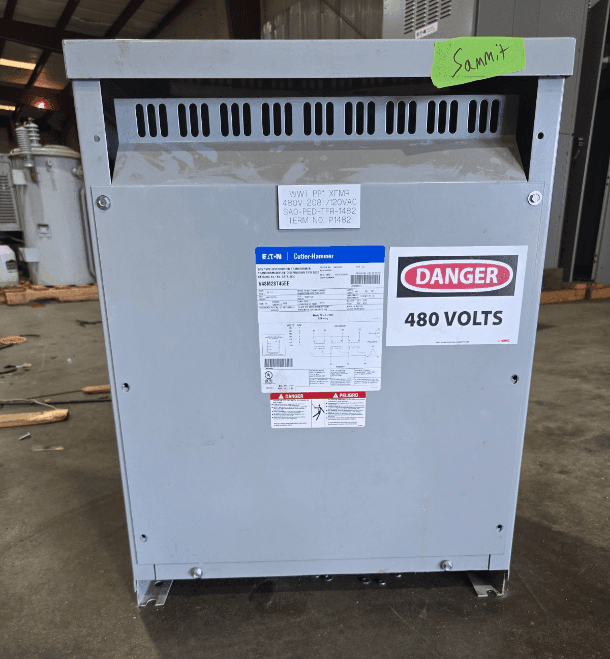 Eaton V48M28T45EE Dry Type Transformers — image 1 of 8