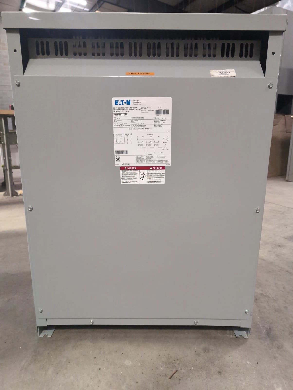 Eaton V48M28T75EE Dry Type Transformers — image 1 of 6