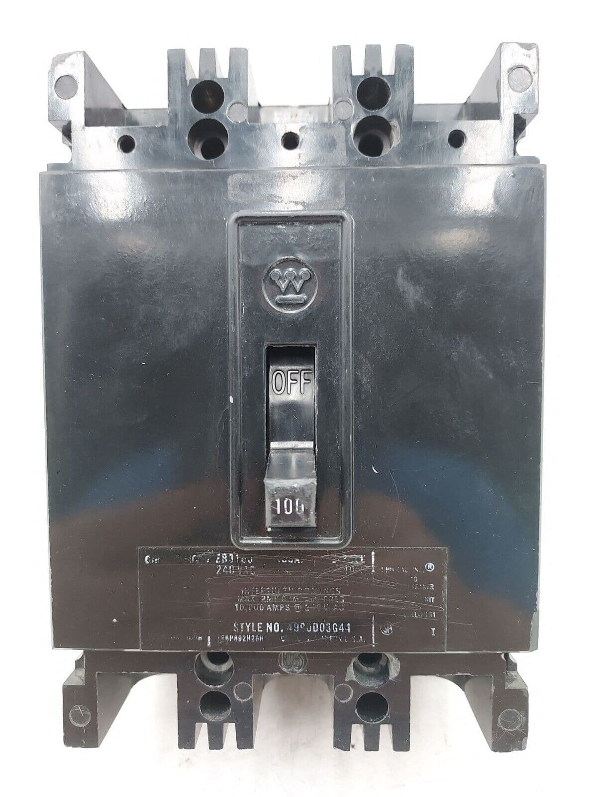 EATON CH EB3100 Circuit Breaker 100A 3P 240V EB 100 Amp 3 Pole – image 1