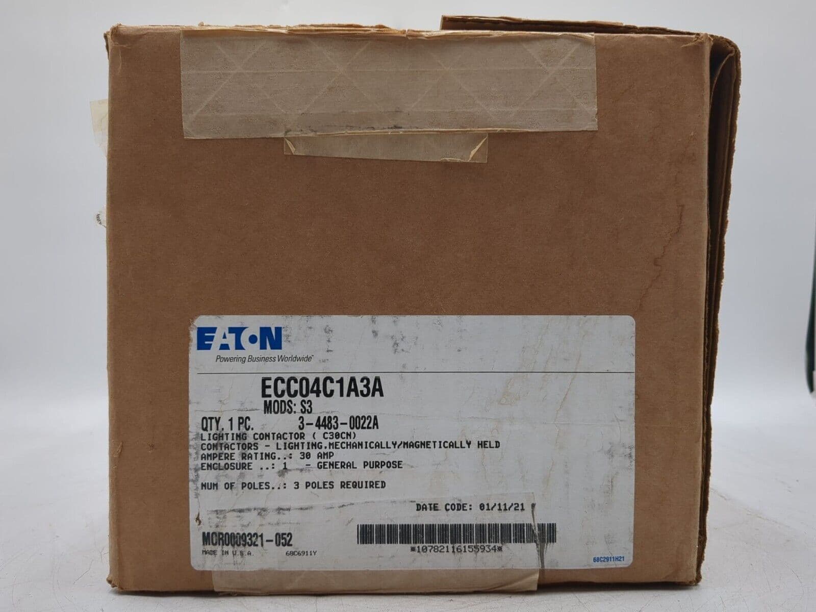 Eaton ECC04C1A3A Contactor — image 1 of 8
