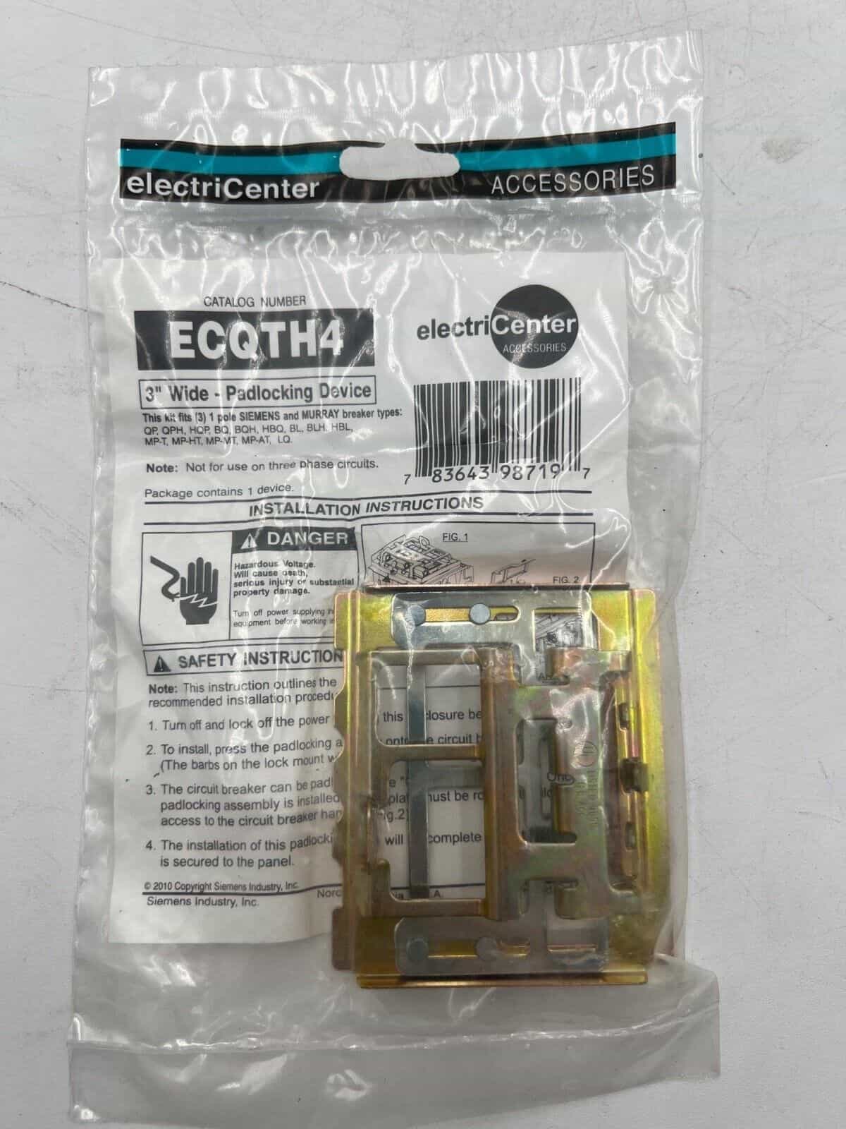 Electricenter ECQTH4 Accessory