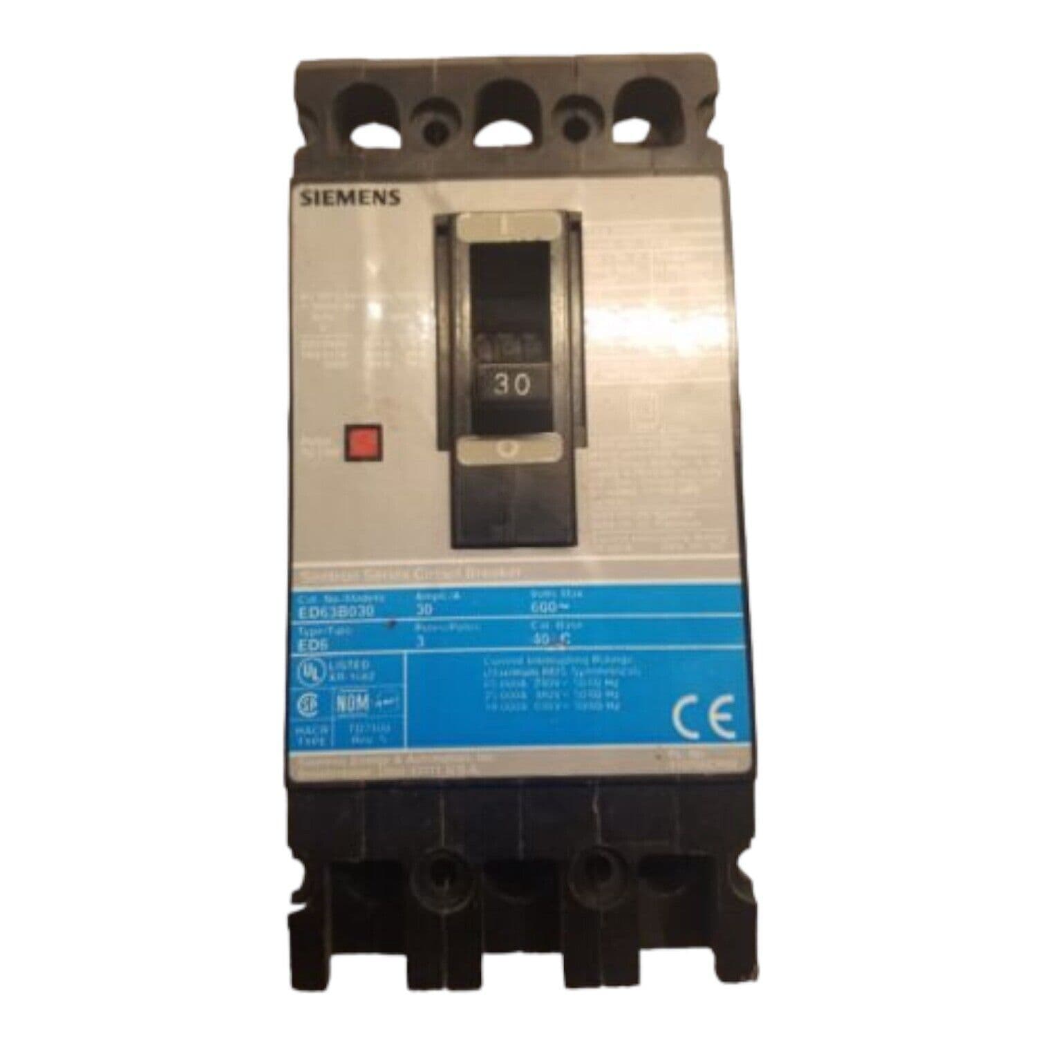 Siemens ED63B030 Circuit Breaker — image 1 of 7