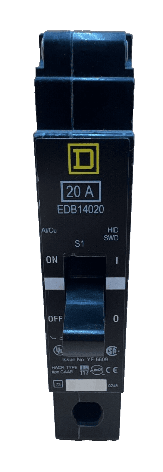 Square D EDB14020 Circuit Breaker — image 1 of 6