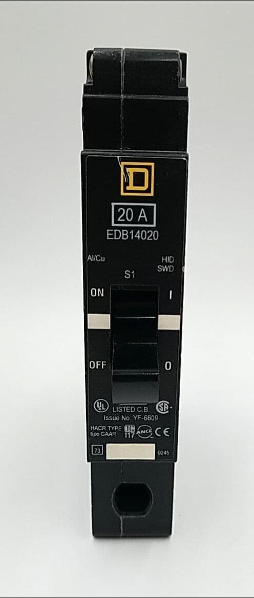 Square D EDB14020 Circuit Breaker — image 1 of 7