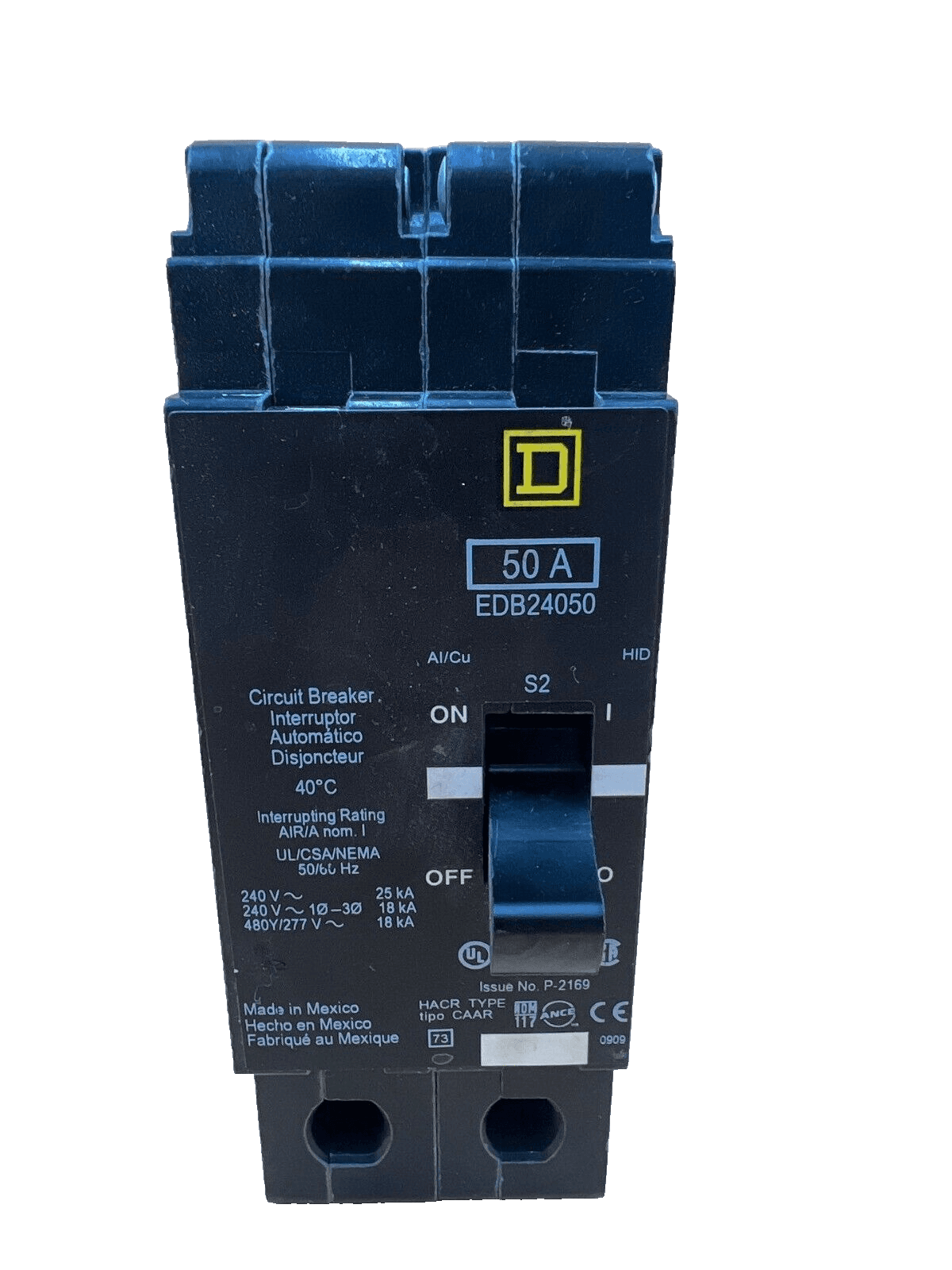 Square D EDB24050 Circuit Breaker — image 1 of 6