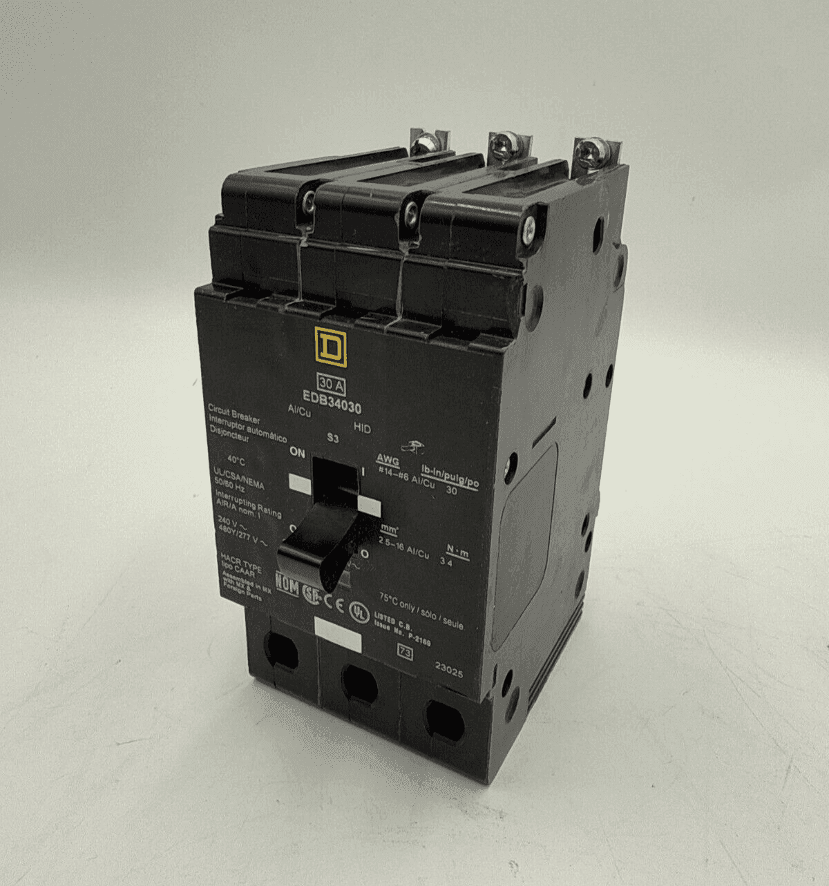 Square D EDB34030 Circuit Breaker — image 1 of 8