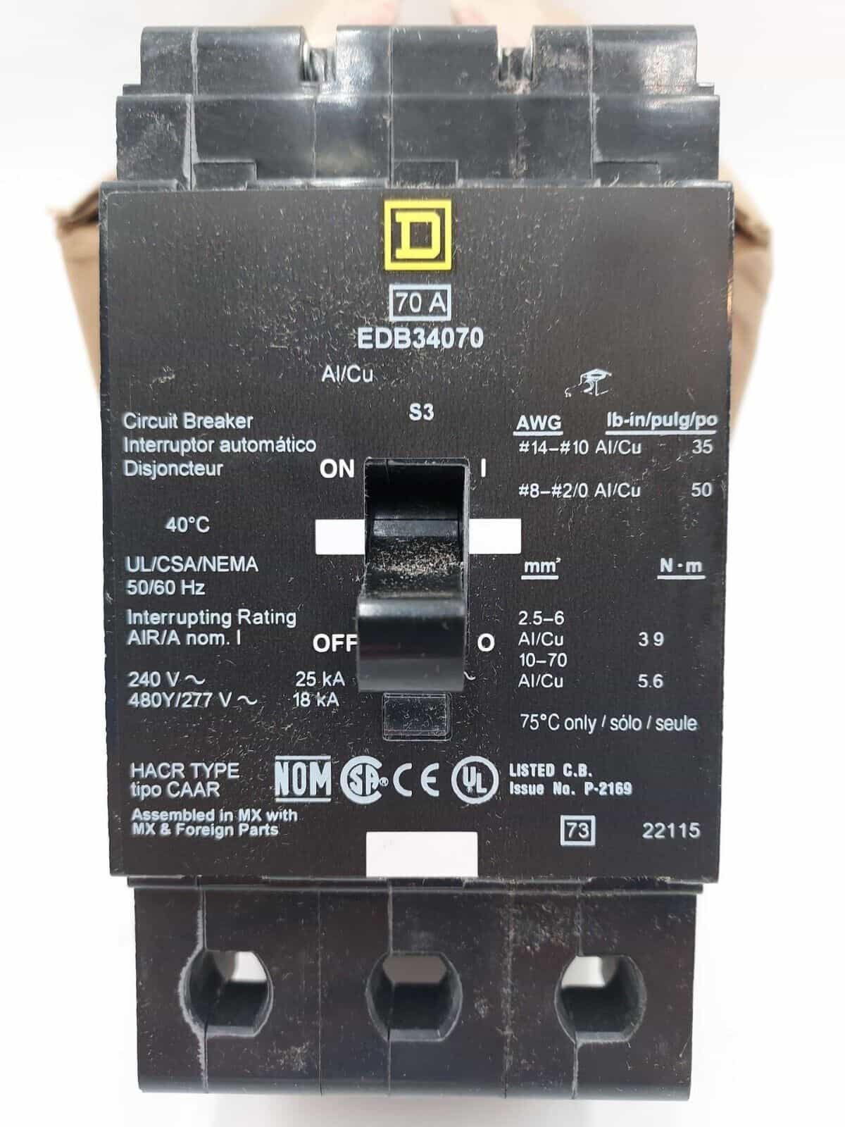 Square D EDB34070