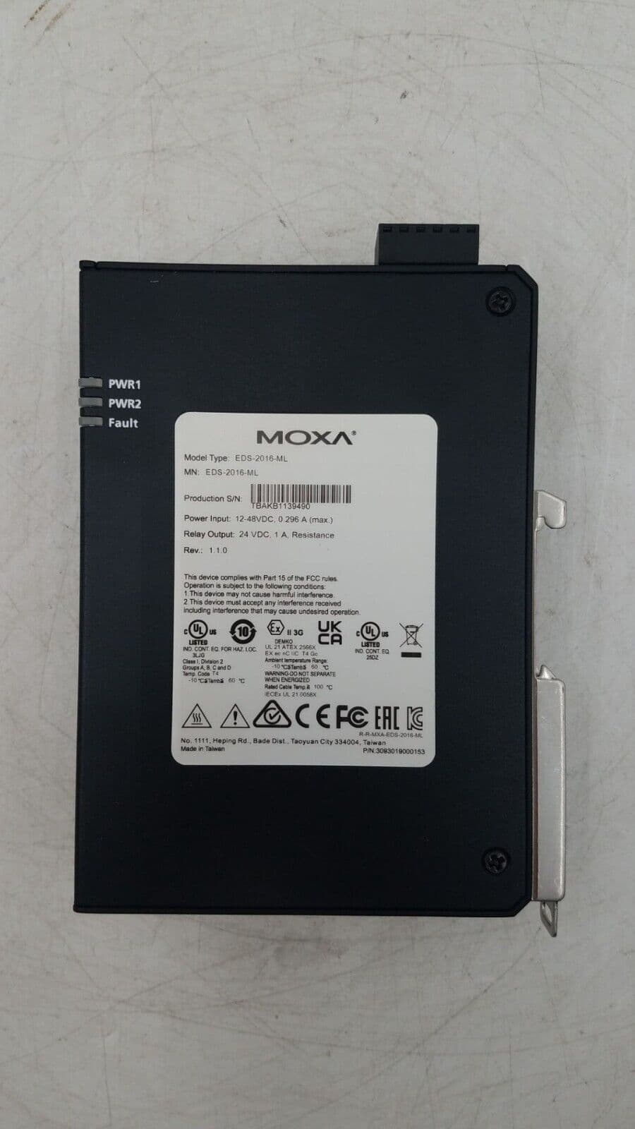 MOXA EDS-2016-ML PLC — image 1 of 5