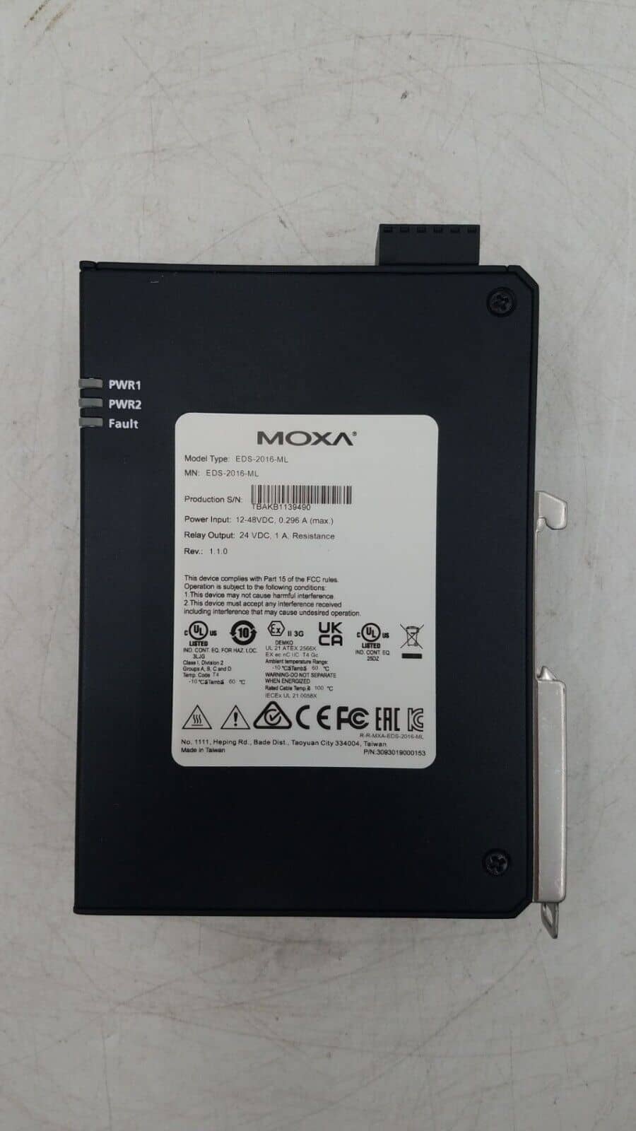 MOXA EDS-2016-ML PLC — image 1 of 5