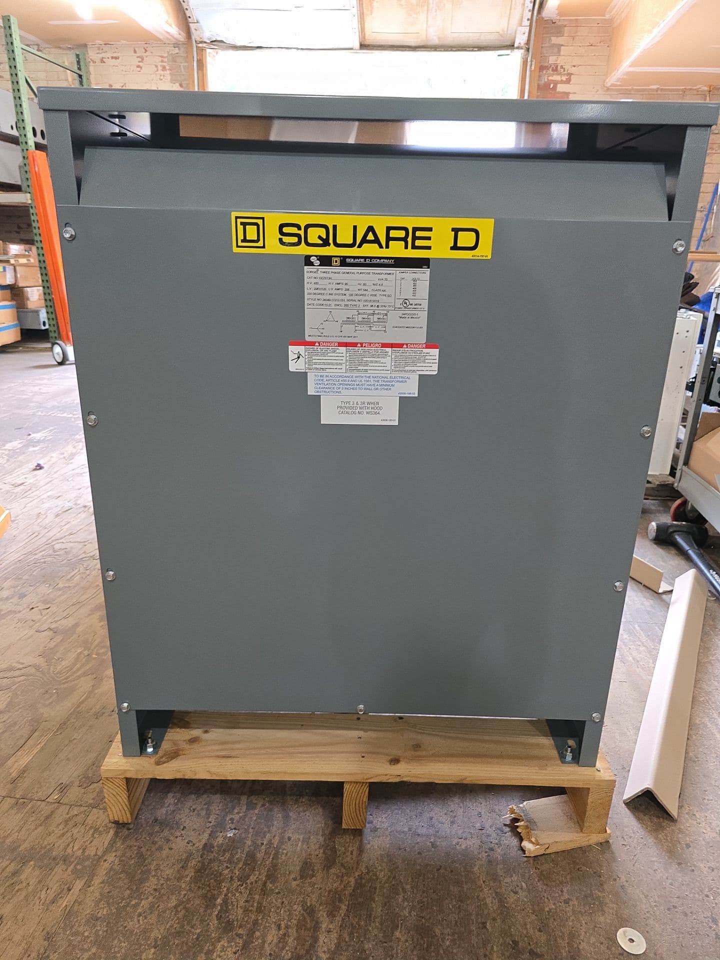 Square D EE75T3HCU Dry Type Transformers — image 1 of 5