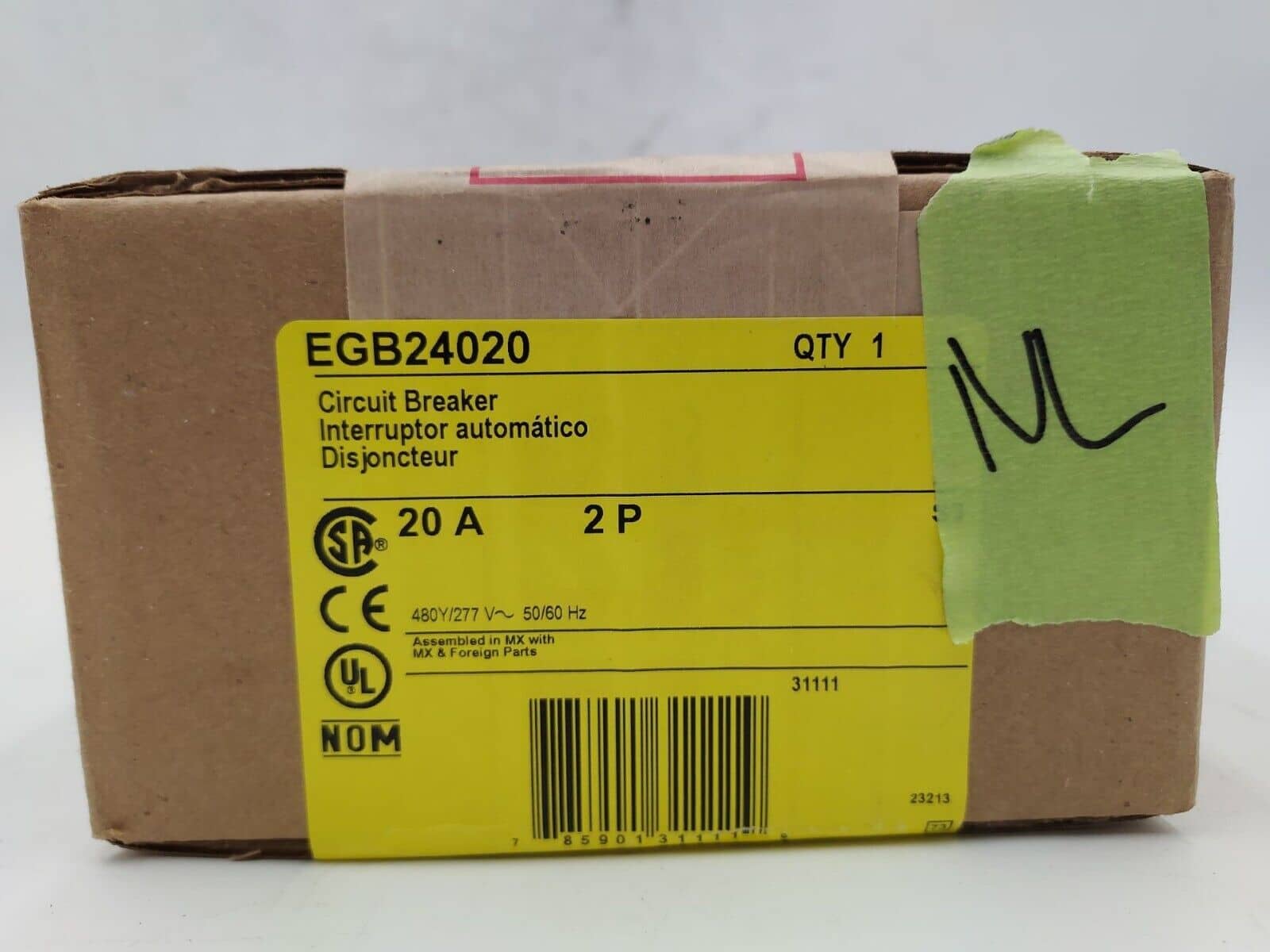 Square D EGB24020 Circuit Breaker — image 1 of 2
