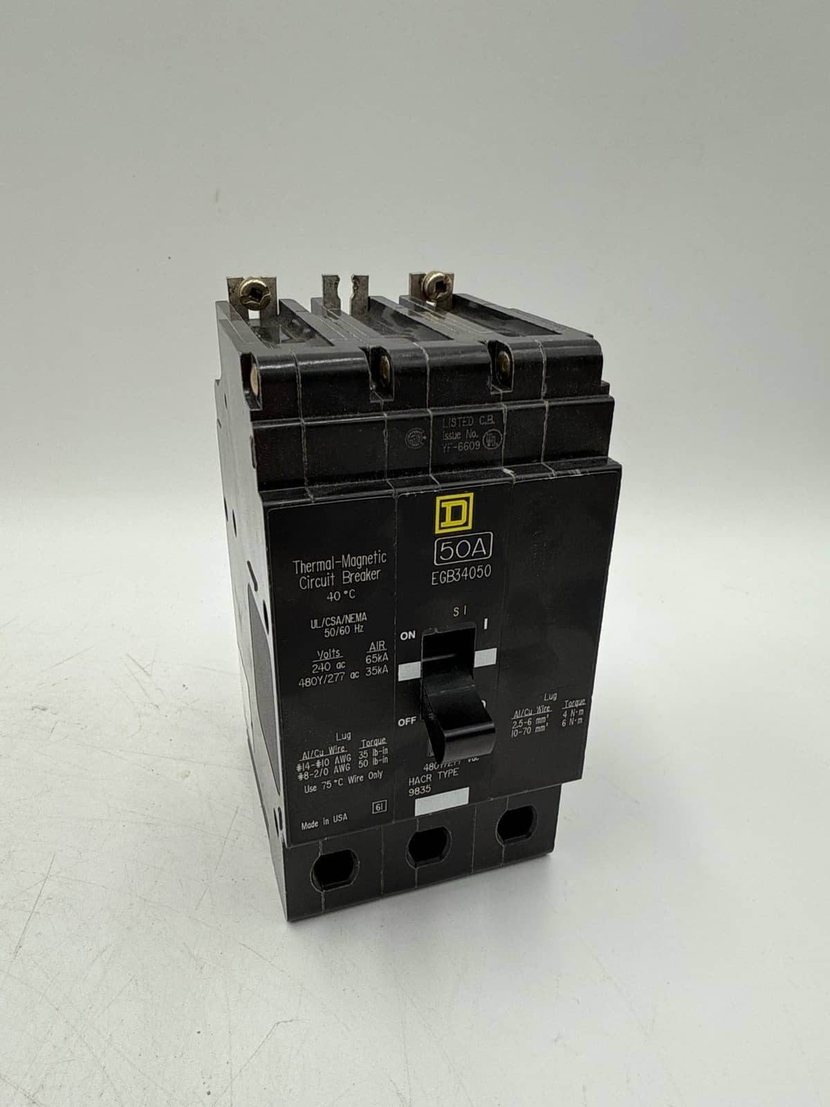 Square D EGB34050 Circuit Breaker — image 1 of 7