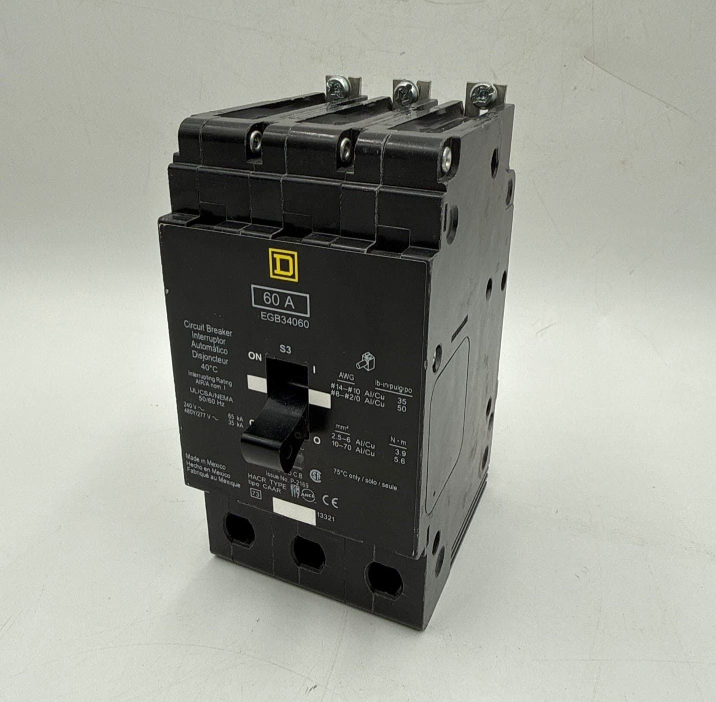 Square D EGB34060 Circuit Breaker — image 1 of 7