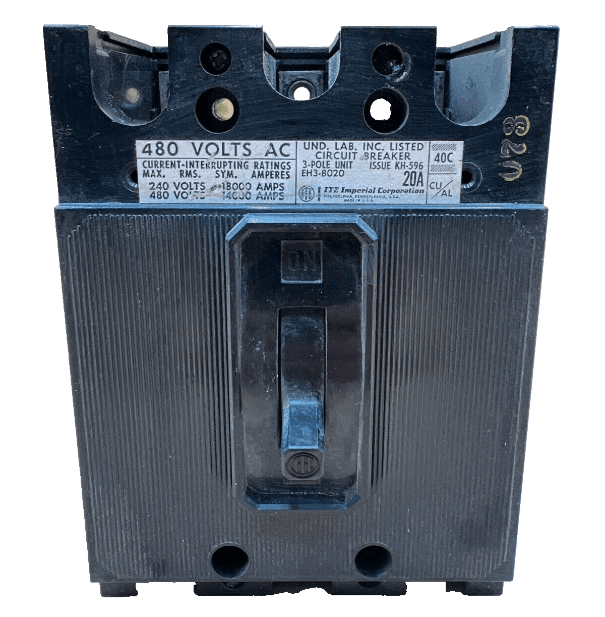 ITE EH3-B020 Circuit Breaker — image 1 of 6