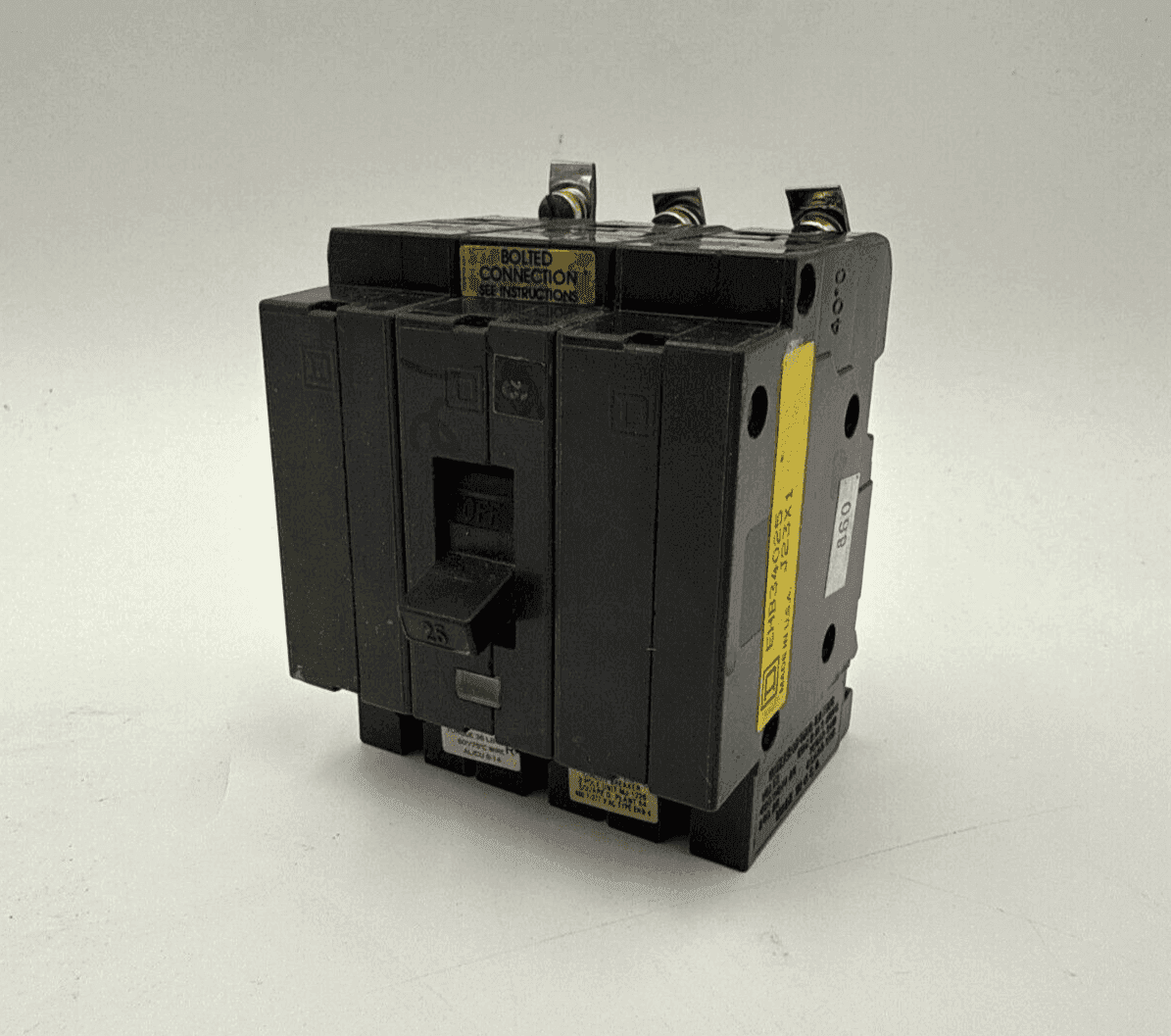 Square D EHB34025 Circuit Breaker 25A 600V 3 Pole