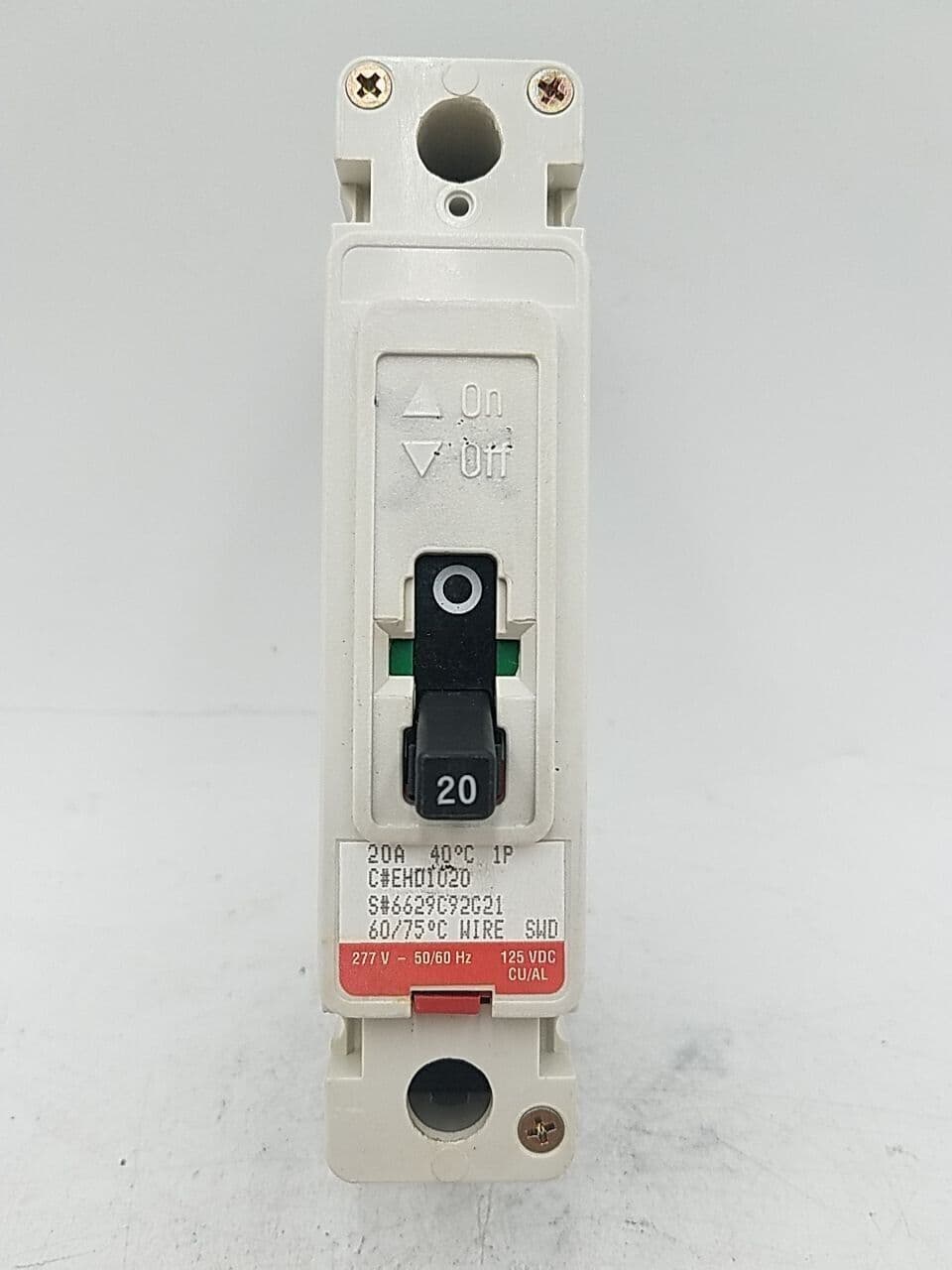 Cutler-Hammer EHD1020 Circuit Breaker — image 1 of 7