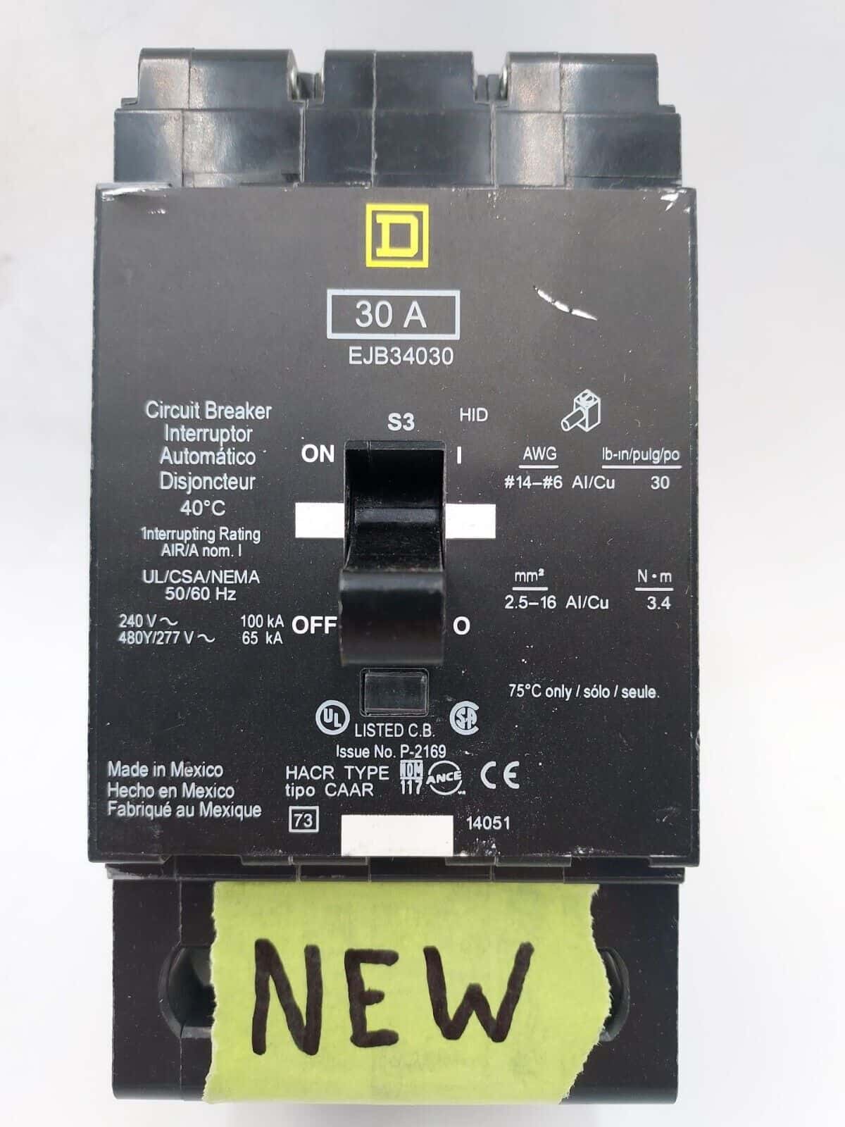 Square D EJB34030 Circuit Breaker — image 1 of 5