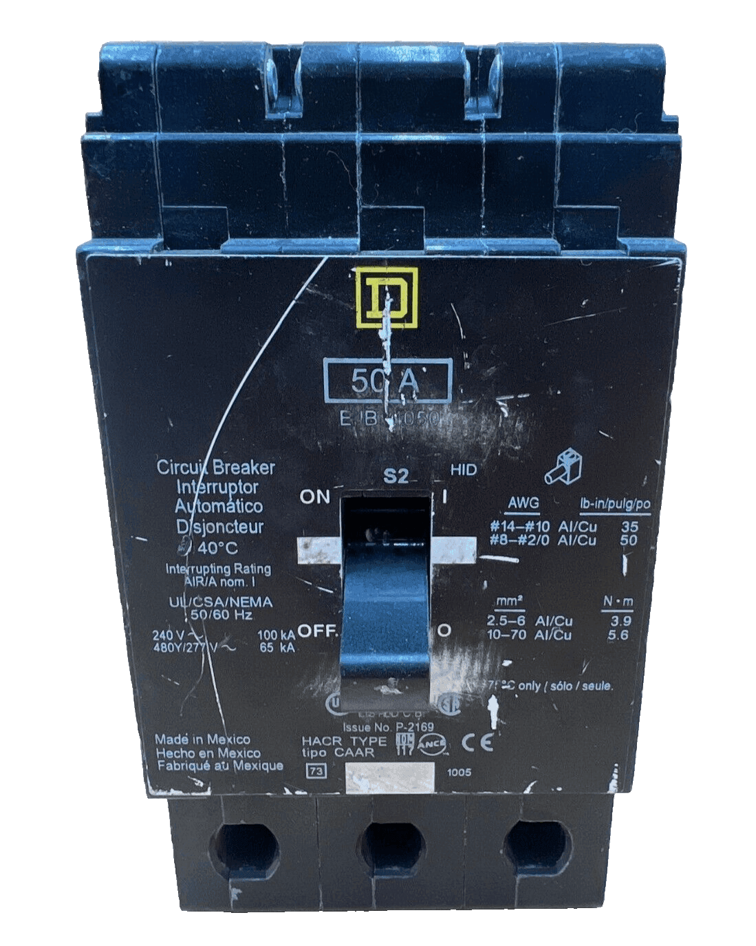 Square D EJB34050 Circuit Breaker — image 1 of 6