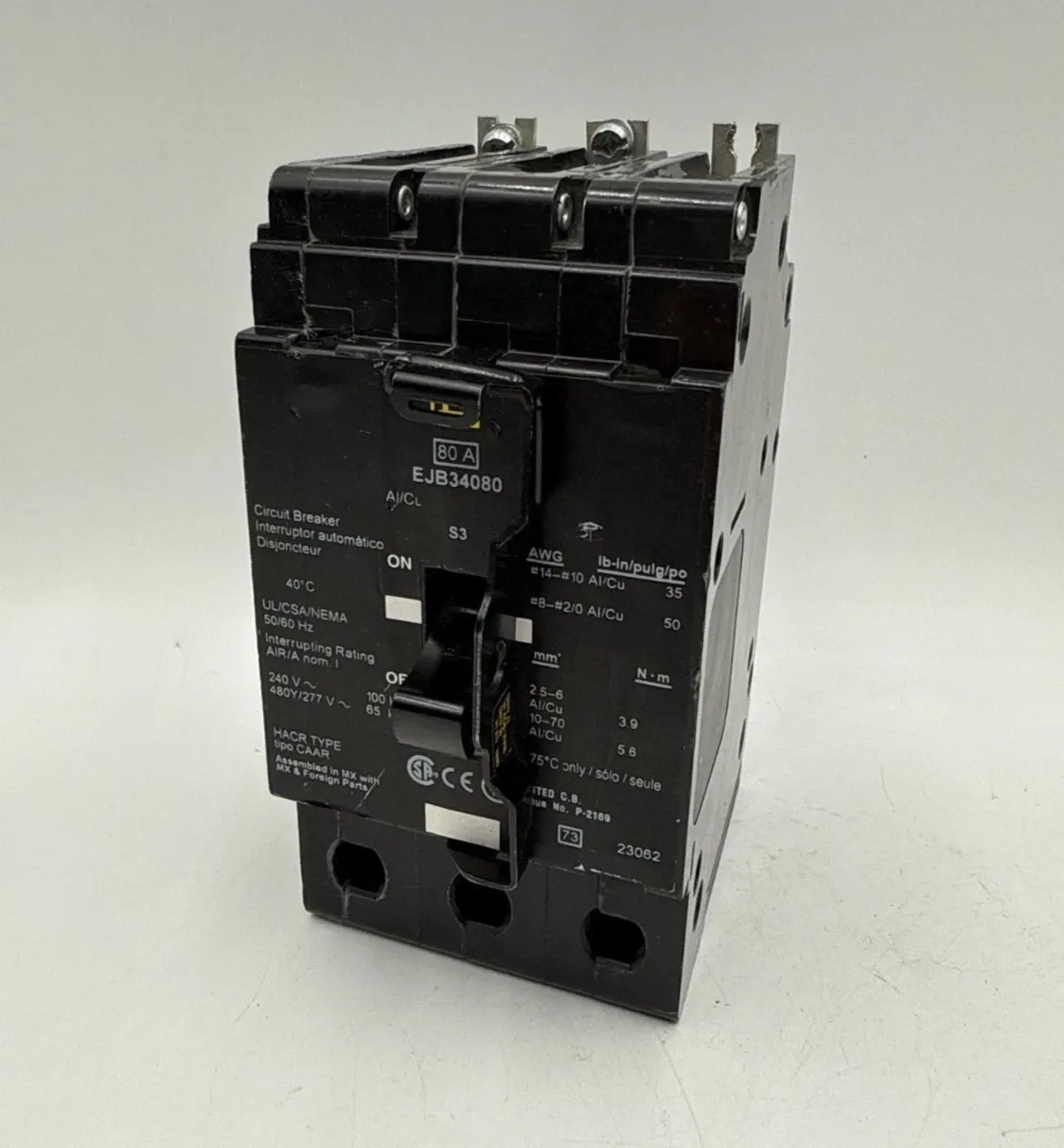 Square D EJB34080 Circuit Breaker — image 1 of 9