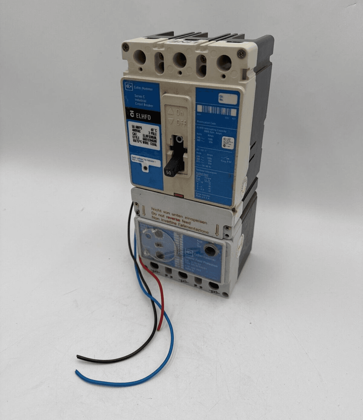 Cutler-Hammer ELHFD3050L Circuit Breaker — image 1 of 9