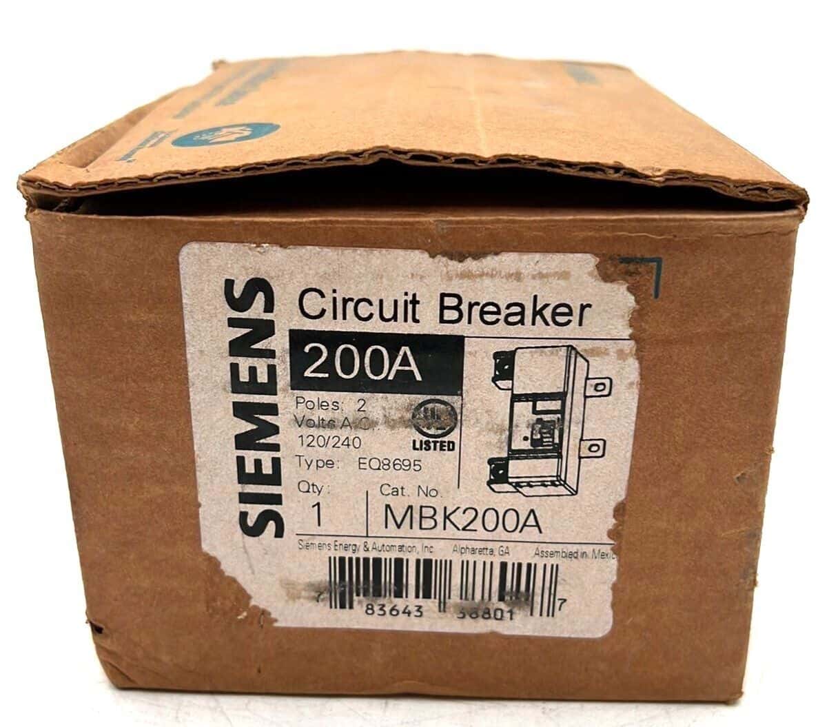 Siemens EQ8695 Circuit Breaker — image 1 of 2