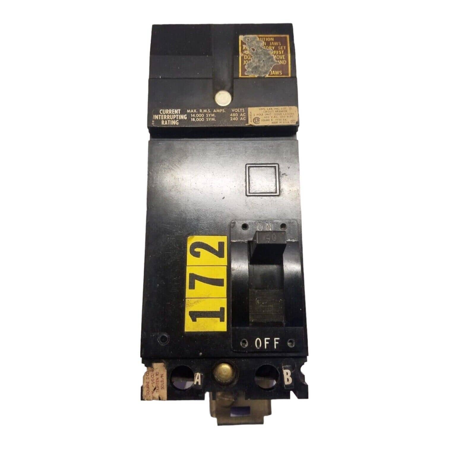 Square D FA24040AB Circuit Breaker — image 1 of 7