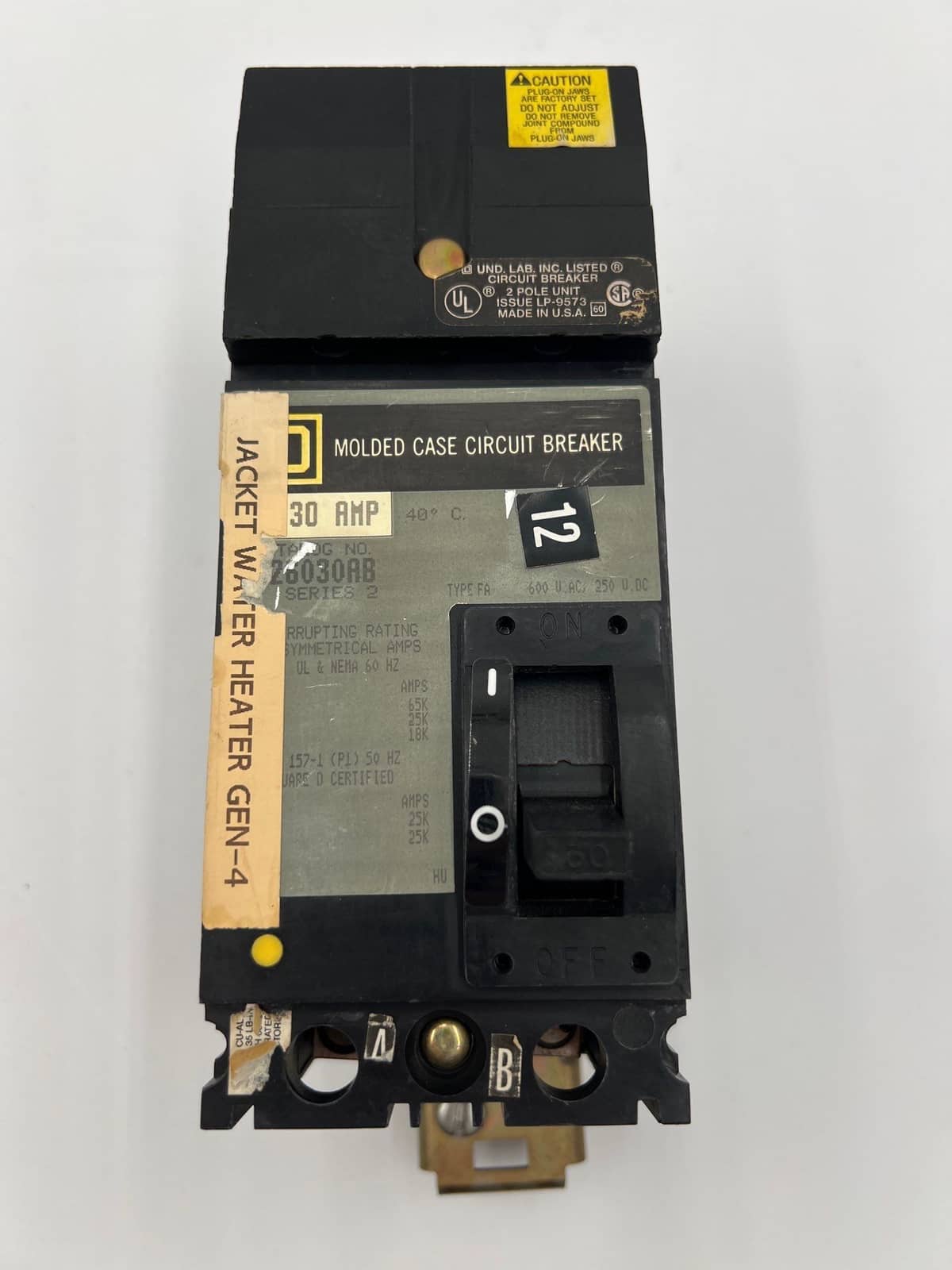 Square D FA26030AB Circuit Breaker — image 1 of 6