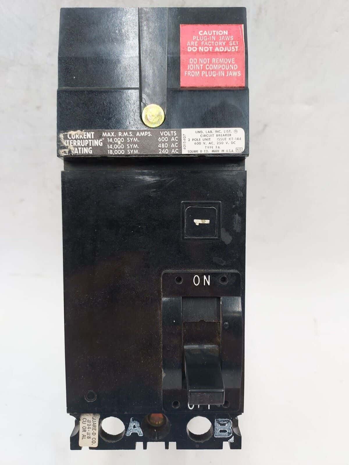 Square D FA26030AB Circuit Breaker — image 1 of 6