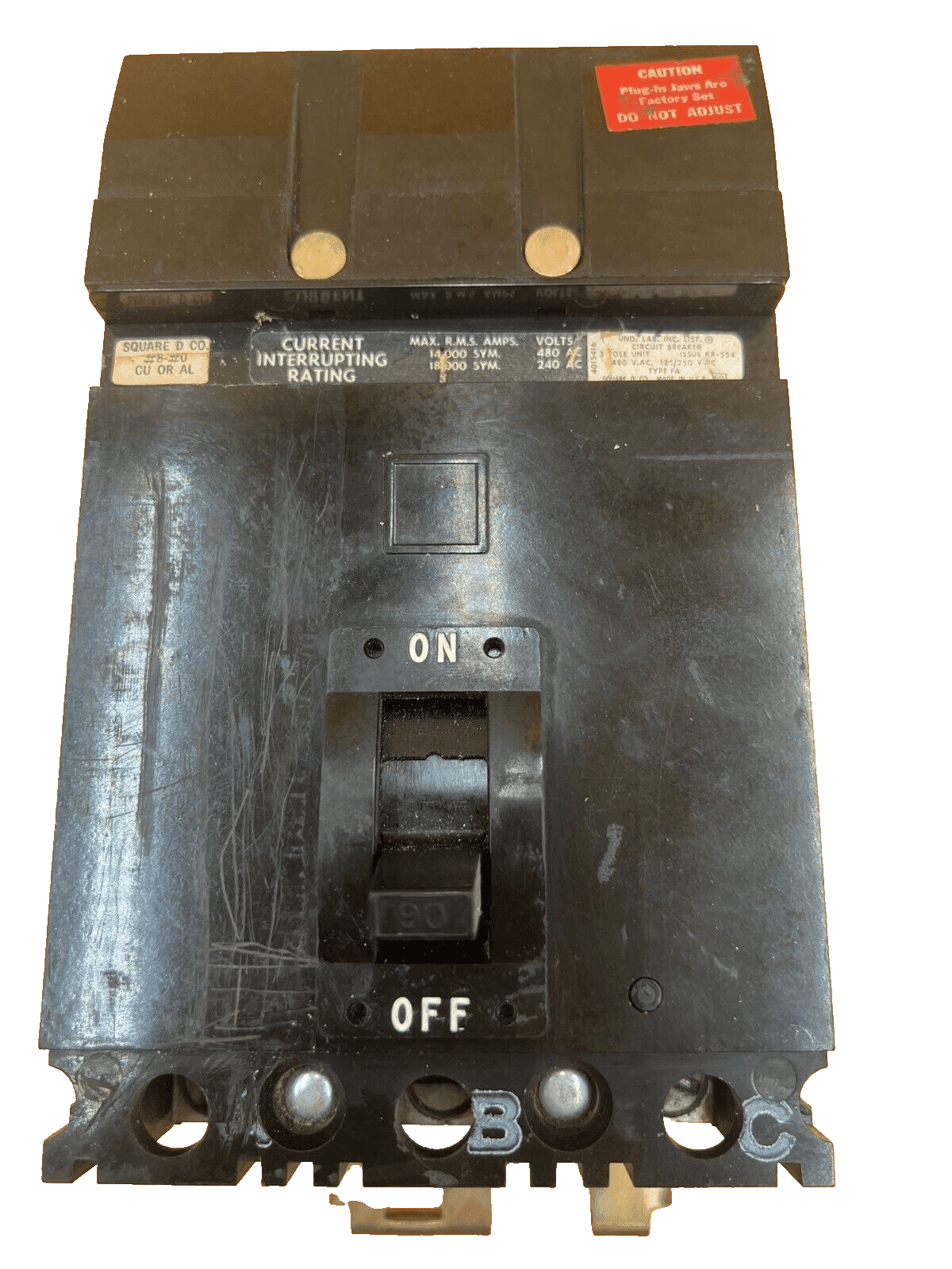 Square D FA34090 Circuit Breaker — image 1 of 7