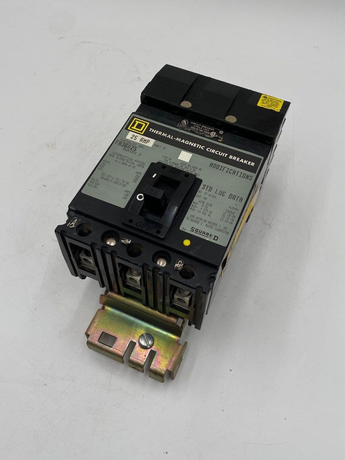 Square D FA36025 Circuit Breaker — image 1 of 10