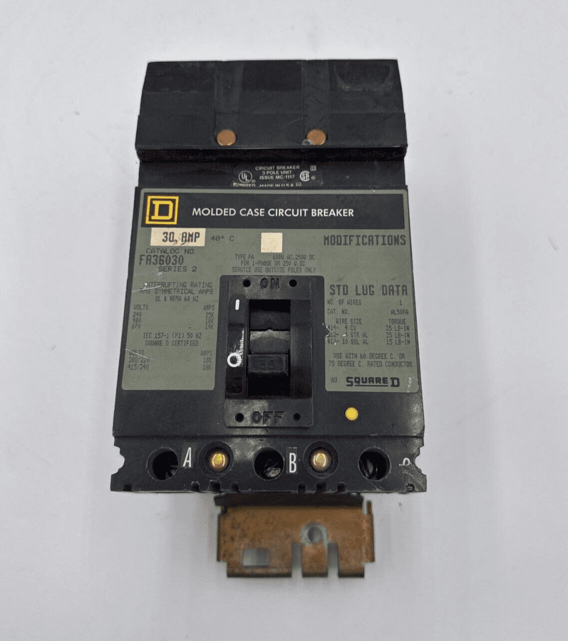 Square D FA36030 Circuit Breaker — image 1 of 7