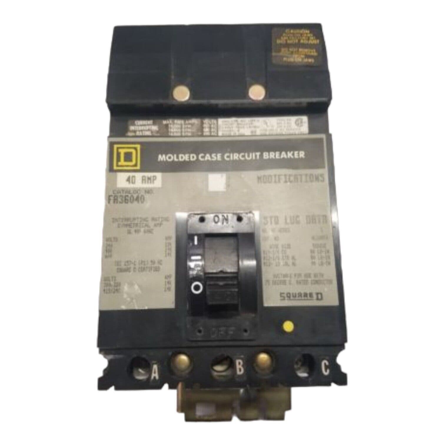 Square D FA36040 Circuit Breaker — image 1 of 7