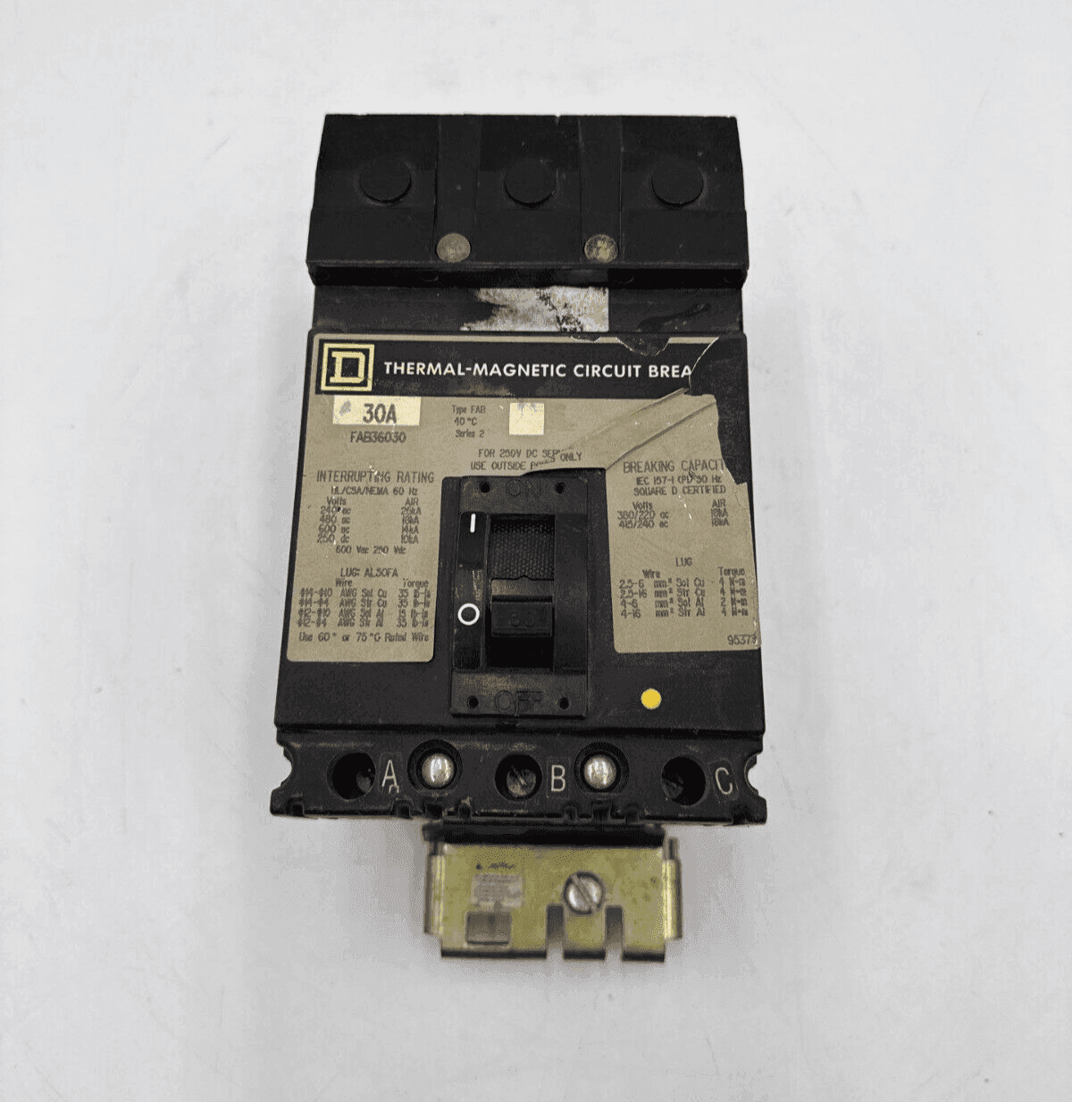 Square D FAB36030 Circuit Breaker — image 1 of 6