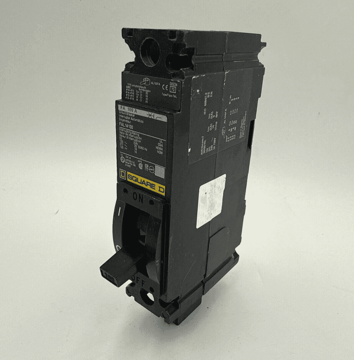 Square D FAL14100 Circuit Breaker — image 1 of 7